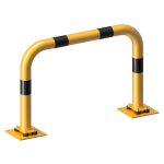 Flexibele beschermbeugel staal - Geel zwart - Beschermhek - 76 mm - Opschroefbaar