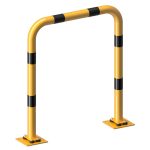 Flexibele beschermbeugel staal - Geel zwart - Beschermhek - 76 mm - Opschroefbaar
