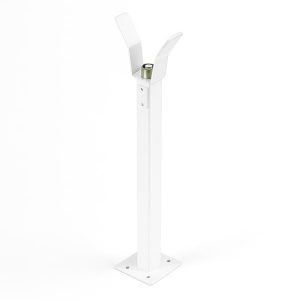 LBA vaste vorkvoet – Voor LBA 86, 10 & 12 slagbomen – Magneetslot – 250 kg – 80x80x1200 mm – Instort
