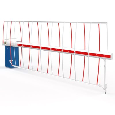 LBA 86 GTH slagboomrok - Onder en boven - Aluminium
