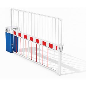 LBA 86 HP slagboommast & -hek – Onder & boven – Aluminium – 3 meter – Met puntenkam – 175×75 mm