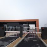 LBA 86 HP slagboommast en -hek - Onder en boven - Aluminium - Met puntenkam - 175x75 mm