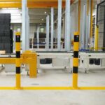 Schake aanrijdpaal – Beschermpaal – Ø 60 mm – Geel/zwart