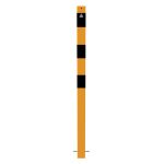 Schake aanrijdpaal - Beschermpaal - 70x70 mm - Geel en zwart