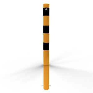 Schake aanrijdpaal – Beschermpaal – Ø 89 mm – Geel/zwart