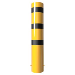 Schake aanrijdpaal – Beschermpaal – Ø 273 mm – Geel/zwart – Beton