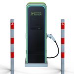 Schake beschermpaal voor laadpaal bescherming 60 mm