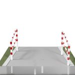 Schake draaibaar sluishek vierkant - Wegversperring - Driehoeksvergrendeling