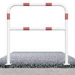 Schake fietssluis - Fietsbeugel met dwarsbalk - Ø 48 mm - Voetplaat