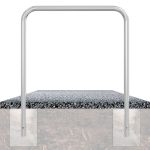 Schake fietssluis - Fietsbeugel zonder dwarsbalk - Ø 48 mm - Beton