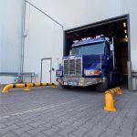 Schake stalen wieldwinger - 152 mm dik - Opschroefbaar met voetplaat