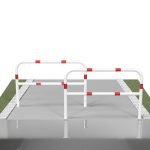 Schake uitneembaar en draaibaar sluishek - Wegversperring - 60 mm - Zonder dwarsbalk