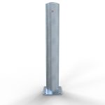 Afzetpaal - 152 mm - Voetplaat