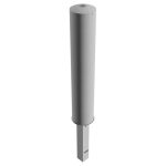 Afzetpaal - 193 mm - Driekant slot - Uitneembaar