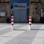 Afzetpaal - 193 mm - Zonder slot - Uitneembaar