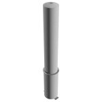 Afzetpaal - 193 mm - Zonder slot - Uitneembaar