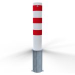 Afzetpaal - 193 mm - Zonder slot - Uitneembaar