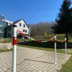 Afzetpaal - 42 mm - Om in beton te storten