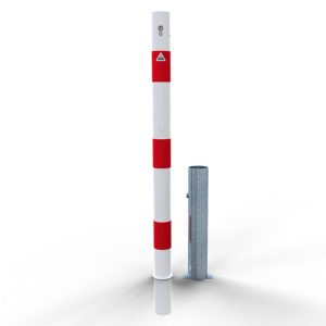 Schake afzetpaal – Ø 60 mm – Eurocilinder slot – Uitneembaar
