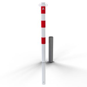 Schake afzetpaal – Ø 60 mm – Zonder slot – Uitneembaar