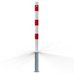 Afzetpaal - 60 mm - Zonder slot - Uitneembaar