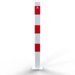 Afzetpaal - 70x70 mm - Voetplaat