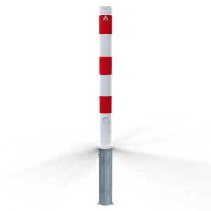 Schake afzetpaal – Ø 76 mm – Driehoek slot – Uitneembaar