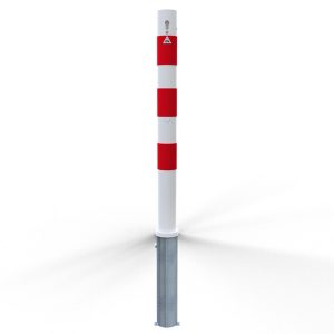 Schake afzetpaal – Ø 76 mm – Eurocilinder slot – Uitneembaar