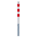 Afzetpaal - 89 mm - Europrofielcilinder slot - Uitneembaar