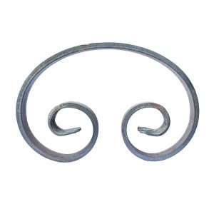 C-krul 200×130 mm / strip 12×6 mm