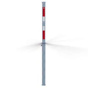 Schake afzetpaal – 70×70 mm – Inzinkbaar