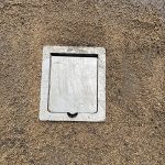 Thumbnail of http://Marshalls%20handmatig%20bedienbare%20inzinkbare%20verkeerspaal%20bollard%20met%20reflectie