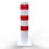 Vaste afzetpalen rood wit en verzinkt assortiment