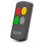 Verkeerslicht drie kleuren rood geel en groen - Plug and play met handzender 230voltage