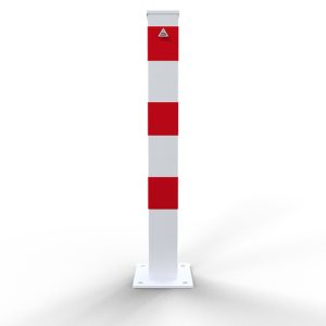 Schake afzetpaal – 100×100 mm – Voetplaat