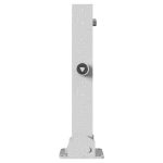 Vierkante afzetpaal - 70x70 mm - 500 mm hoog - Driehoek slot - Neerklapbaar