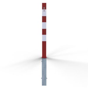 Schake afzetpaal – 70×70 mm – 8 mm driehoek slot – Uitneembaar