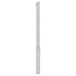 Vierkante afzetpaal - 70x70 mm - Driehoek slot - Liftbaar en neerklapbaar