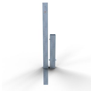 Schake afzetpaal – 70×70 mm – Eurocilinder slot – Uitneembaar