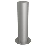 Vaste RVS afzetpaal om in beton te storten of vast te schroeven - 154 mm dik