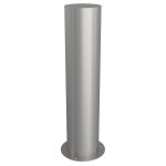 Vaste RVS afzetpaal om in beton te storten of vast te schroeven - 204 mm dik