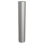 Vaste RVS afzetpaal om in beton te storten of vast te schroeven - 204 mm dik