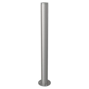 Schake vaste roestvrijstalen afzetpaal – Ø 76 mm – Met decoratieve ring