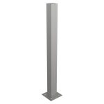 Vaste roestvrijstalen afzetpaal vierkant 70x70 mm dik