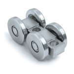 Comunello stalen wielset met 4 wielen - Voor rail XXL