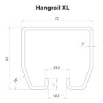Maatvoering Comunello hangrail XL