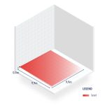 BEA LZR-H100 detectiesensor voor slagbomen en poorten detectiegebied