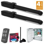 Fadini kit HINDI 880 EVO lineaire poortopener zwart RAL 9005 hoofdafbeelding
