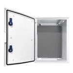 Fadini wandkast elektrakast van polyester inclusief montageplaat - 405x650x200 mm