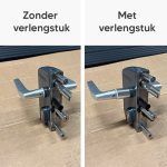 Locinox kruk verlengstuk 30 mm aluminium